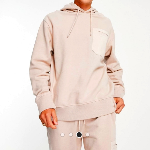 Topman fleece pink hoodie M - Picture 2 of 9